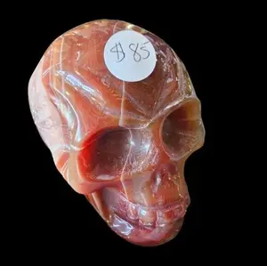 Carnelian Skull Crystal