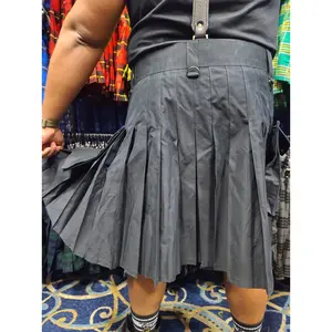 Utility Kilt in Black by KiltedBros