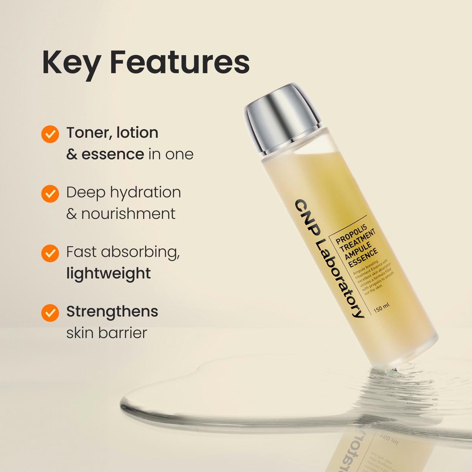 1+1 Propolis Energy Serum (35ml*2), Hydrating & Soothing with Manuka Honey, Hyaluronic Acid, Non-Sticky Glow for Sensitive Skin, Glass Skin, Korean Skincare