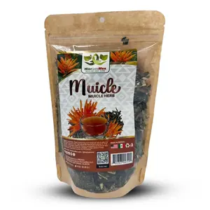 Hierbasmex Muicle Herb Organic Tea - Authentic Mexican Herbal Remedy - 4oz Loose Leaf - Mexican Honeysuckle Herb - Traditional Mexican Tea Natural Herbs Tea Dietary Edible Tea