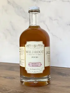 Berry & Bloom Honey-Based Cocktail Syrup | Craft Cocktail Mixer | Wildroot Co. | 16.9oz