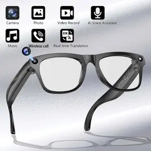 Women Fashion HD Smart Glasses Camera Video Recording & Translation Suitable For Both Men And Women Wireless Calling Music Playback Voice Assistant Portable Sports Eyewear
