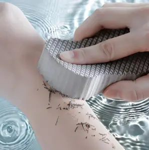 [2 count]Magic Exfoliating Bath Sponge, 3D Super Soft Exfoliating Bath Sponge, Skin Friendly and Reusable, Alternative to exfoliating Gloves, Random Color.Christmas gifts, New Year gifts, Black Friday