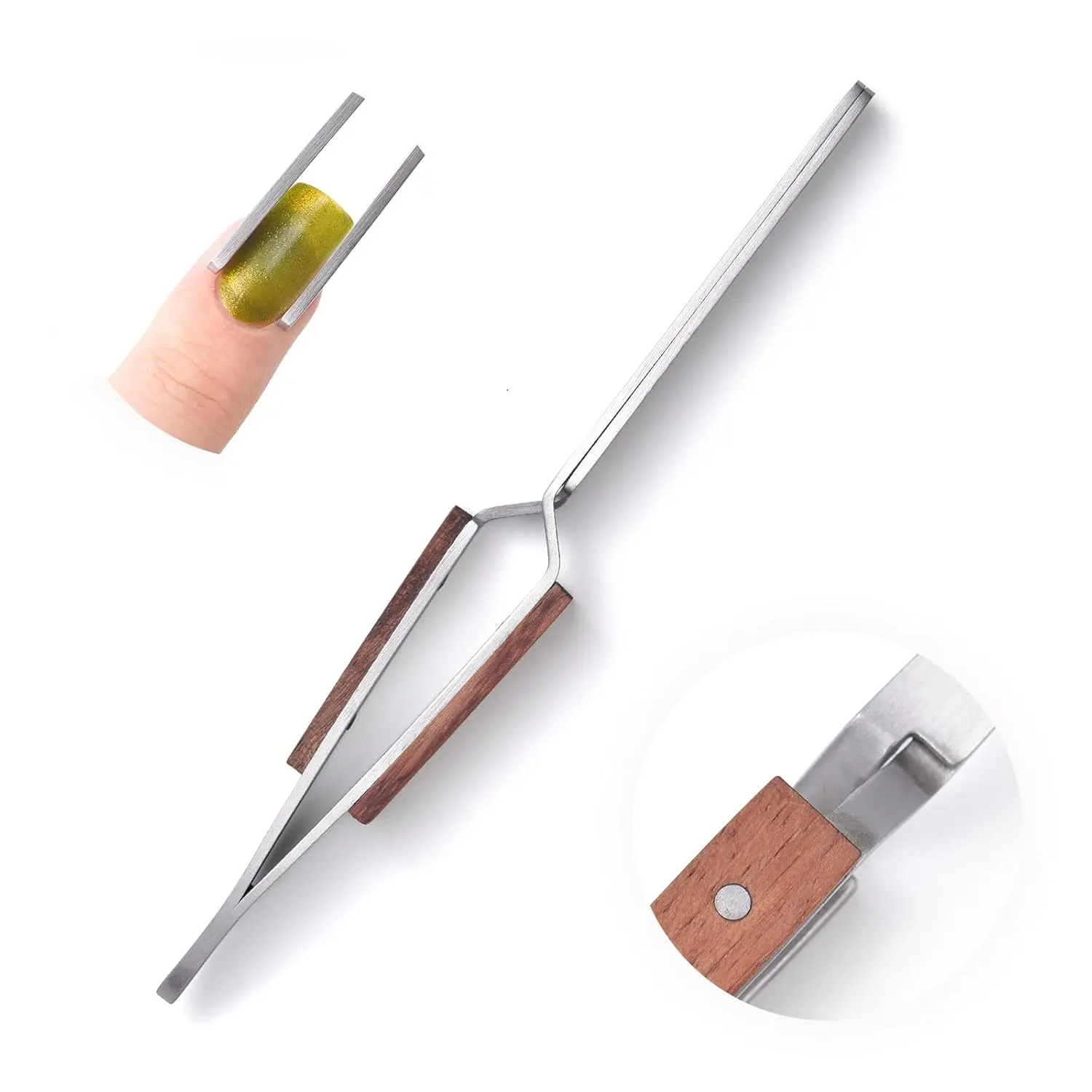 Nail Shaping Clip Fixing Clip X-type Stainless Steel Tweezers Shaping Clip Extension Crystal Nail Shaping Pliers Nail Tools Nail Clip Nail Styling Stainless Steel Nail Shaping Tweezers C-Curve Nail Art Tool Nail and Foot Care Tools Manicure Supplies