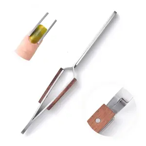 Nail Shaping Clip Fixing Clip X-type Stainless Steel Tweezers Shaping Clip Extension Crystal Nail Shaping Pliers Nail Tools Nail Clip Nail Styling Stainless Steel Nail Shaping Tweezers C-Curve Nail Art Tool Nail and Foot Care Tools Manicure Supplies