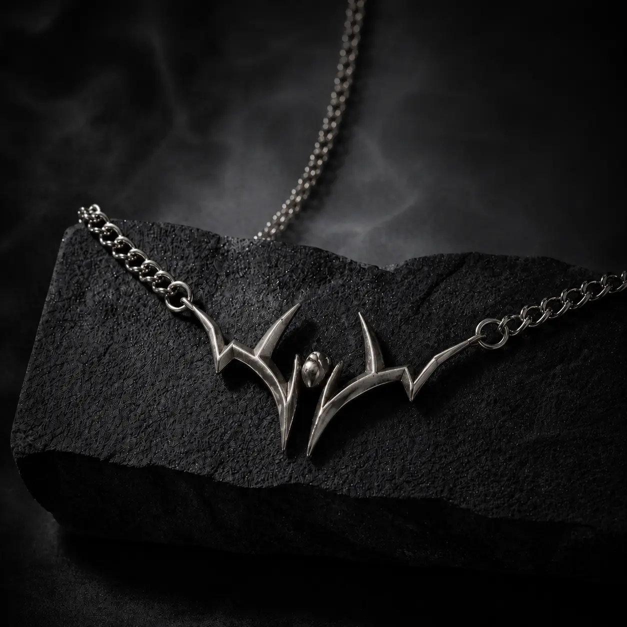 Sukuna Chain Necklace - 1pc, 44cm Durable Chrome Pendant, Anime Marking Costume Jewelry Necklace, Men's Accessories, Cool Gifts for Guys Anime Items for Fans