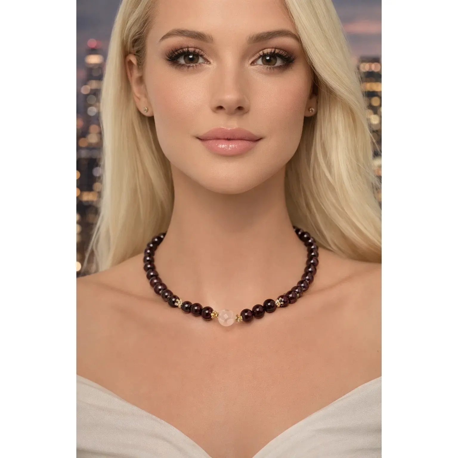 Crimson Eclipse Necklace