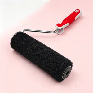 Professional Drywall Mud Roller 12 Inch| 4-906 Texture Finish Paint Roller for Smooth Ceiling and Wall Coating| Reusable Heavy Duty Tool with High Capacity Nap| Drywall Compound Applicator for Textured Finish