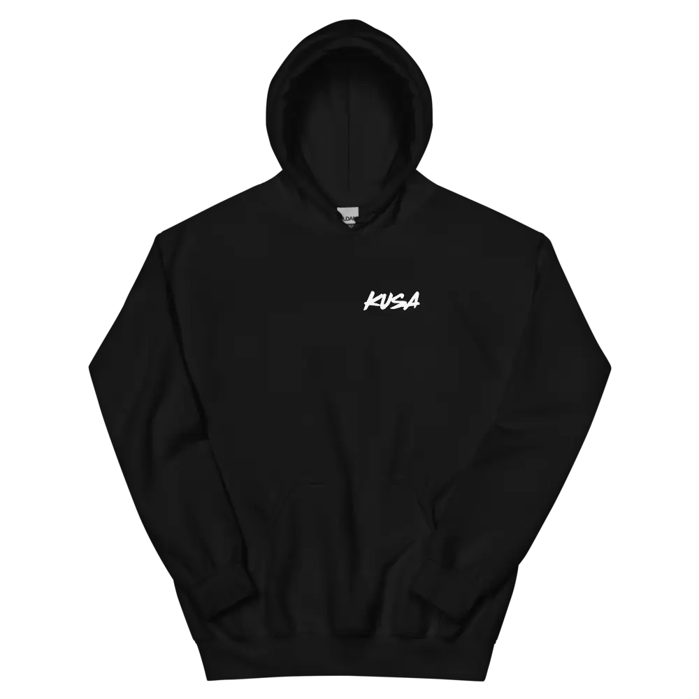 KUSA Script Logo Hoodie - Minimal - White Logo