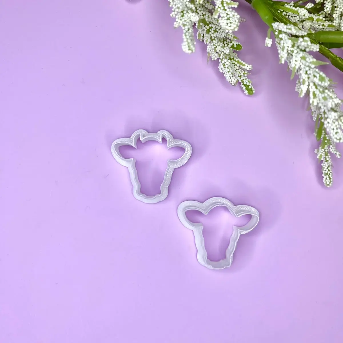 Polymer Clay Cow Shape Cutter Set