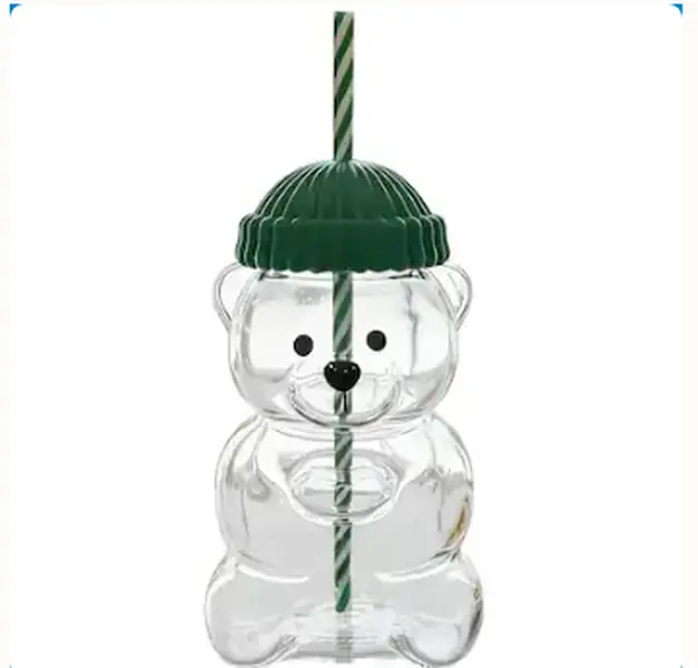 Glass Bear Cup