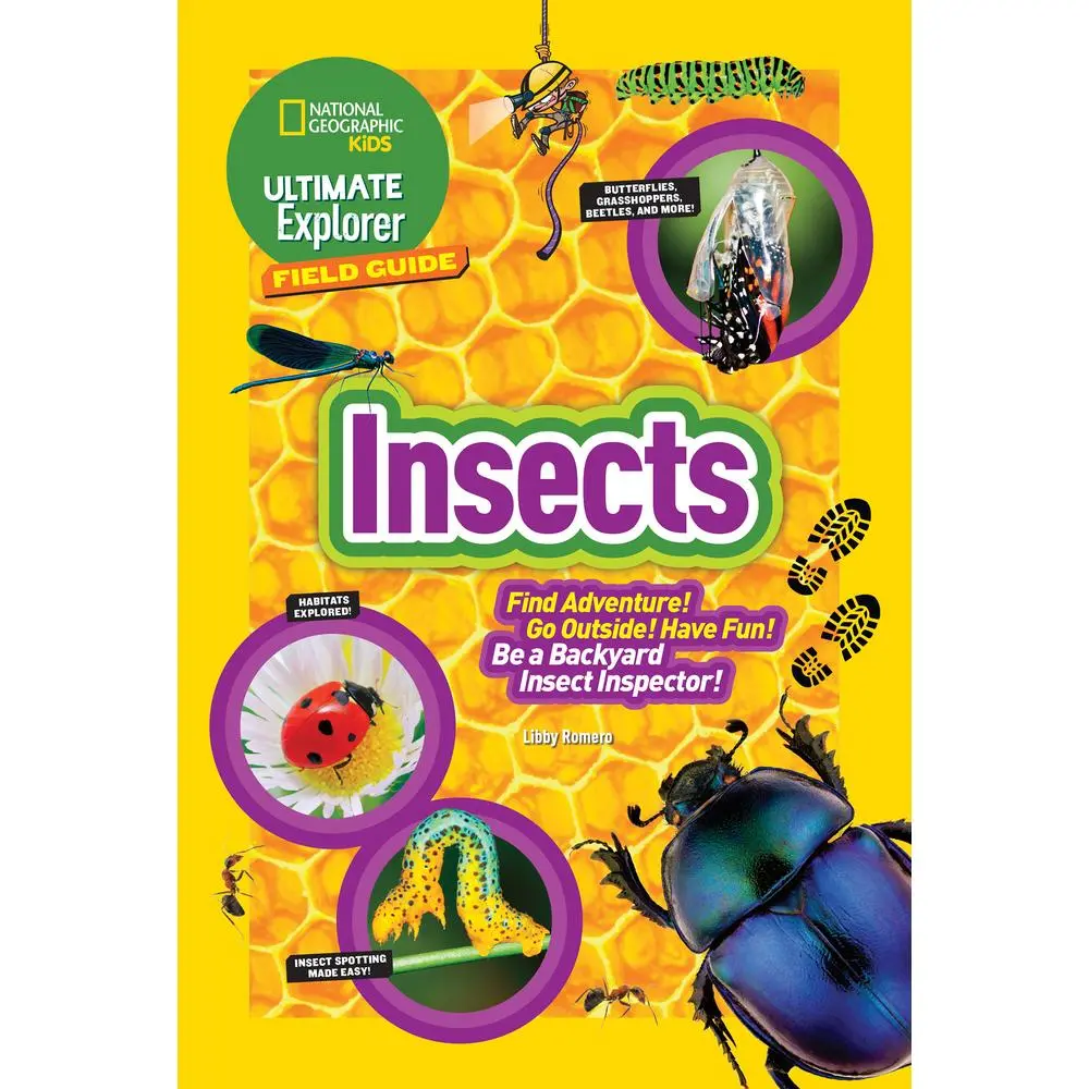 USED Book - Ultimate Explorer Field Guide: Insects: Find Adventure! Go Outside! Have Fun! Be a Backyard Insect Inspector! by Romero, Libby (Paperback) - english