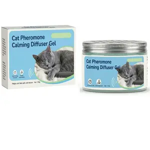Cat Pheromone Calming Diffuser Gel – Fast‑Acting, Unplugged Cordless Soothing Support for Multi-Cat Tension & Scratching - Long Lasting 2 Months Scent Controlled Calming Zone for Home & Travel