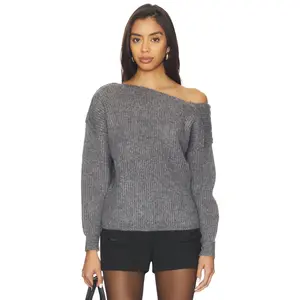 Line & Dot Shore Sweater in Charcoal Line & Dot Shore Sweater in Charcoal