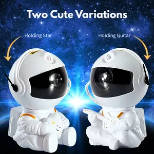 Galaxy Astronaut Star Projector Night Light – Nebula & Starry Sky Lamp with Remote, Timer, Adjustable Projection – Bedroom, Kids Room, Party & Gift Decor
