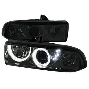 1998-2004 Chevrolet S10 Dual Halo Projector Headlights (Chrome Housing/Smoked Lens)
