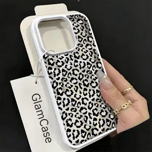 Leopard Print Phone Case， Bold Animalistic Style for iPhone 17 16 15 14 13 12 11 Plus Pro Max. A8
