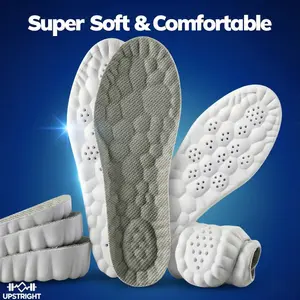 Upstright - Comfort Insoles for Men Women, Heavy Duty Support insoles, insole Pain Relief, Comfortable insoles, height increase insoles, Shock Absorb insoles Pair