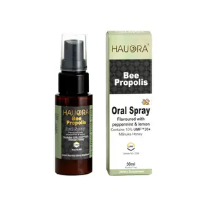 Hauora NZ Bee Propolis Throat Spray UMF 20+ (MGO 827+) Manuka Honey – Natural Immune Support & Instant Sore Throat Relief 30ml