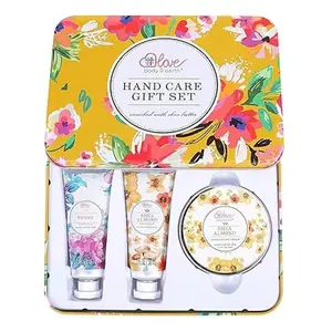 Hand Cream Gift Set - Lotion Sets for Women Gift, Hand Care Set with Shea Butter, Travel Size Hand Lotion Set for Women,Includes 2