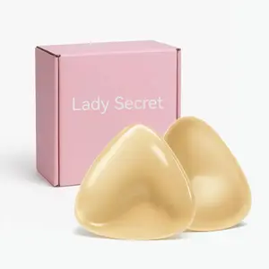 OUFALI Push Up Sticky Inserts Double-Sided Adhesive Ultra Boost Padding Inserts for Bikini Swimsuit Sports strapless invisible bra