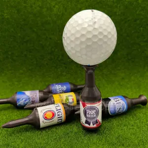 Mini Beer Bottle Golf Tees, Beer Bottle Golf Ball Tees, Golf Ball Stand Set, Golf Ball Accessories, Golf Accessories