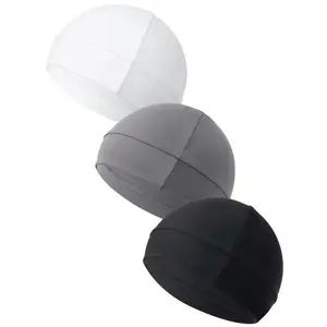 2026 Summer Stretchy Skull Cap Unisex Solid Color Breathable Beanie, Helmet Liner & Biking Accessory for Men Women