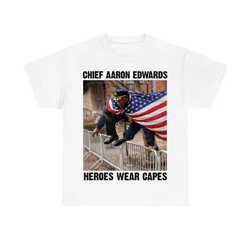 Heroes Wear Capes Shirt, The Police Shirt, Chief Shirt, Graphic Cotton Tee, Unisex Sweatshirt Hoodie, Protest Tee