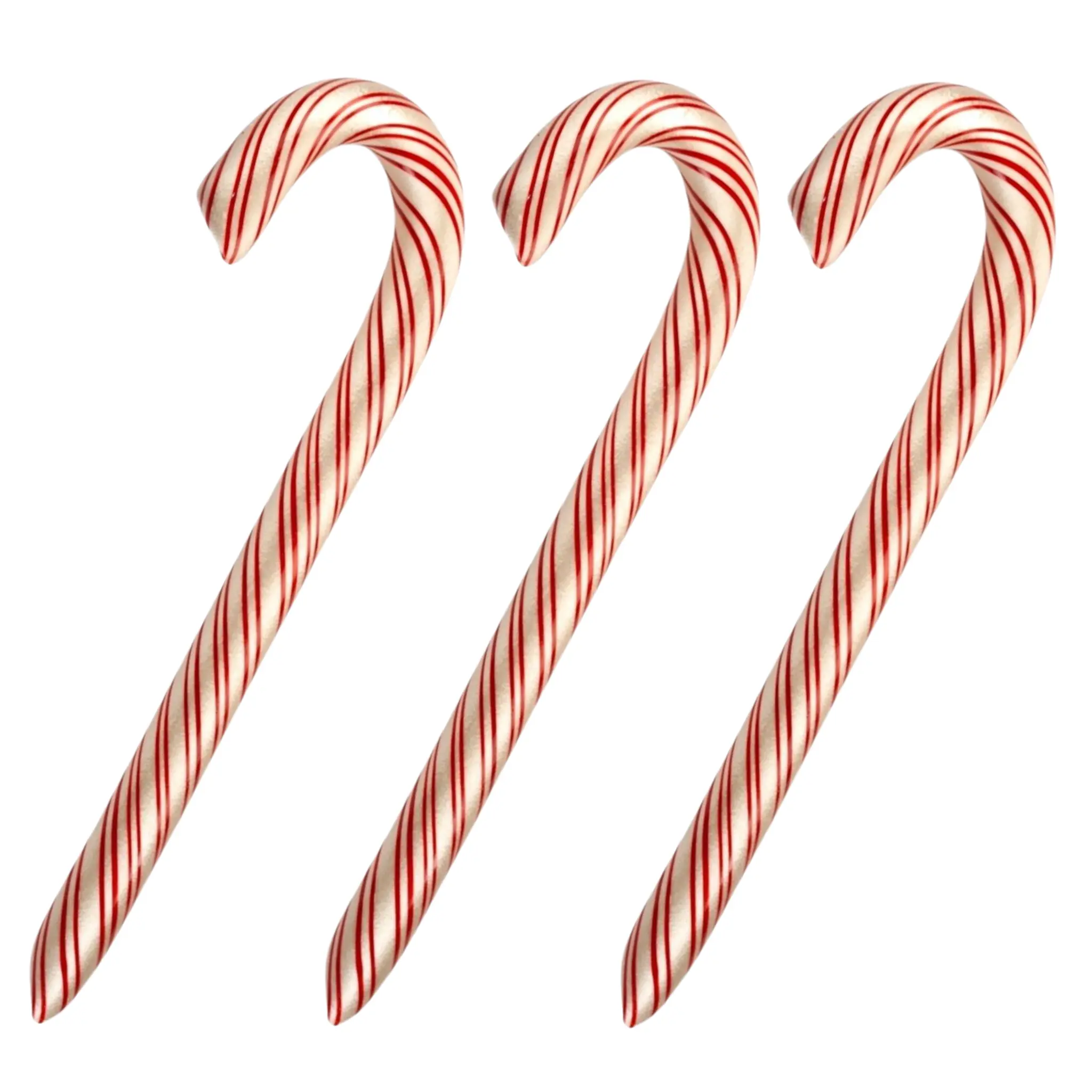 Cinnamon Candy Canes Filled with Cream