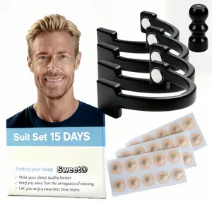 Sweet Magnetic Nasal Strip Starter Kit 15/30 Day Supply Extra Strength Sleep Aid Set for Better Sleep and Snoring Relief - Healthcare