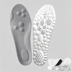 4D Cushion Insoles - 4D Air Cloud Tech Ultra-Soft Foam Inserts with Acupressure Massage, Athletic Shoe Support for All-Day Comfort (Party Gift)