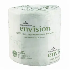 212 MAIN Georgia-Pacific GPC 198-80-01 Envision 2-Ply Soft Toilet Paper, Eco-Friendly Embossed Texture Toilet Tissue Made with Recycled Pulp