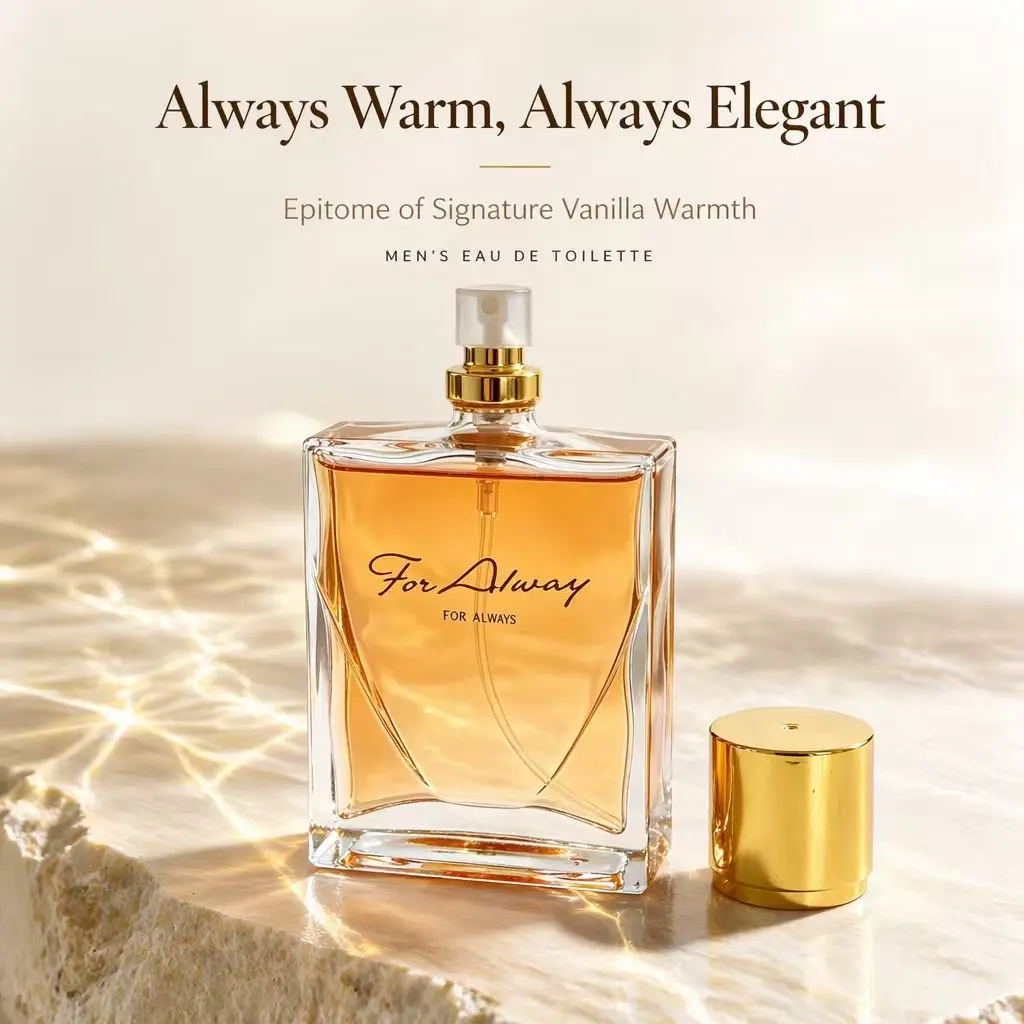 Women’s Vanilla Eau de Toilette Spray - Sweet, Bergamot, Pear, Jasmine Scented Long-Lasting Fragrance for Daily Wear