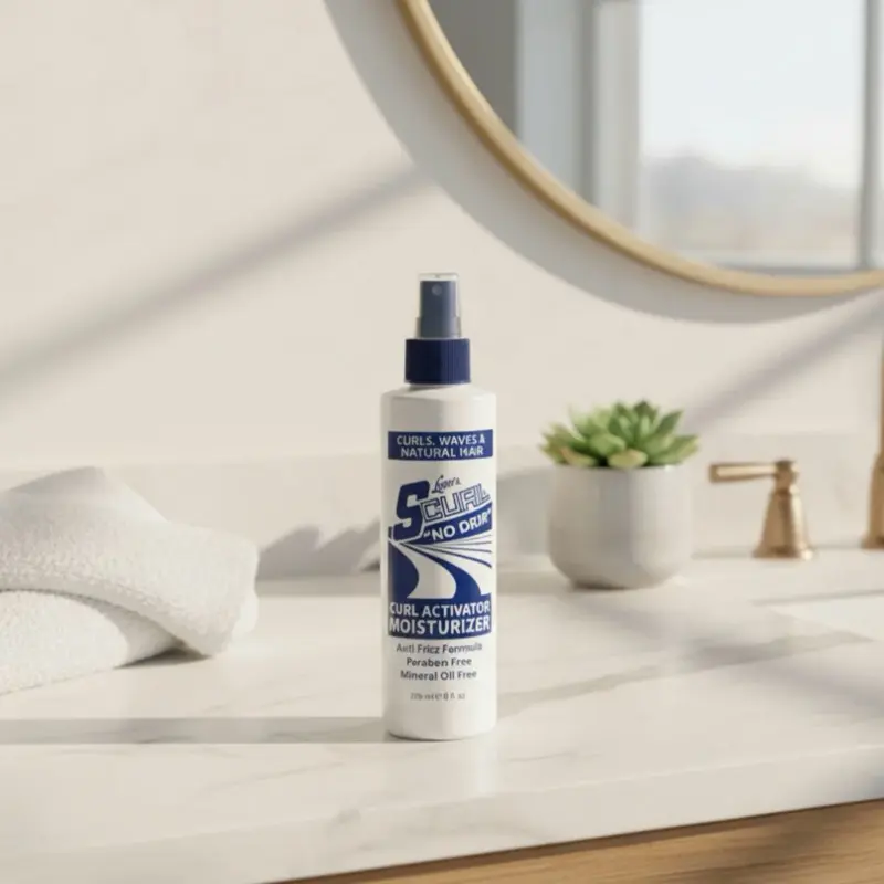 Luster’s SCurl No-Drip Curl Activator Moisturizer, Haircare Gel for Curly Hair Styling