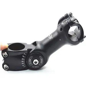 MTB Stem 31.8 90mm 110mm 0 60  Adjustable  Stem Mountain  Stem Short Handlebar Stem for  Bicycle, Road , MTB, BMX, Cycling ( Alloy, Lightweight, Black)