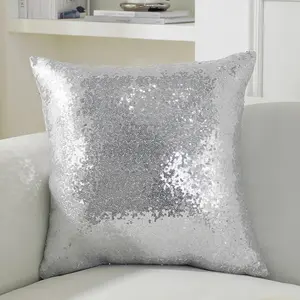 Shiny Decorative Pillow Cover, Unique Design Sequins Material, Fashion Home Decoration, Perfect Gift Idea, Cozy Indoor Space