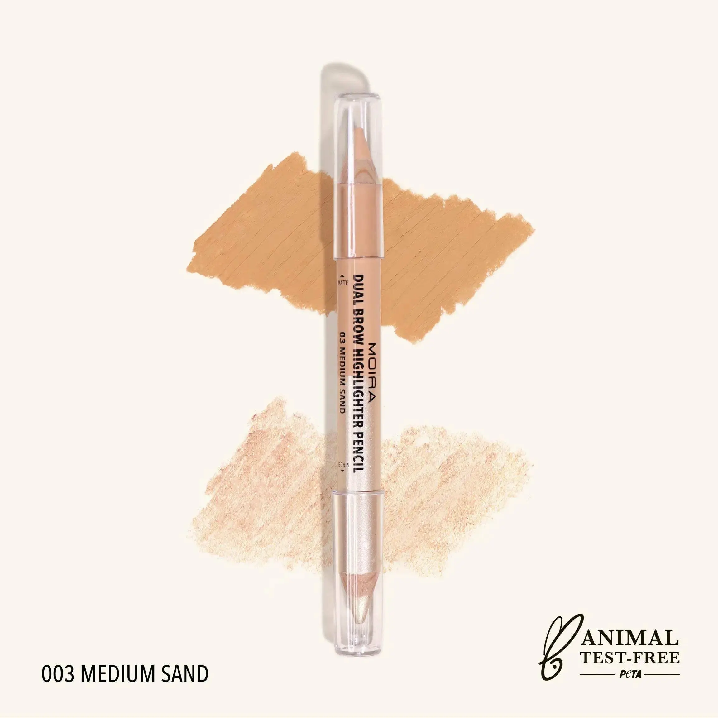 Moira Dual Brow Highlighter - Medium Sand