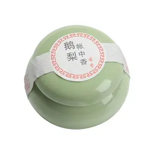 Aromatherapy balm, ceramic perfume, Chinese-style vintage balm, portable solid perfume, long-lasting light fragrance.