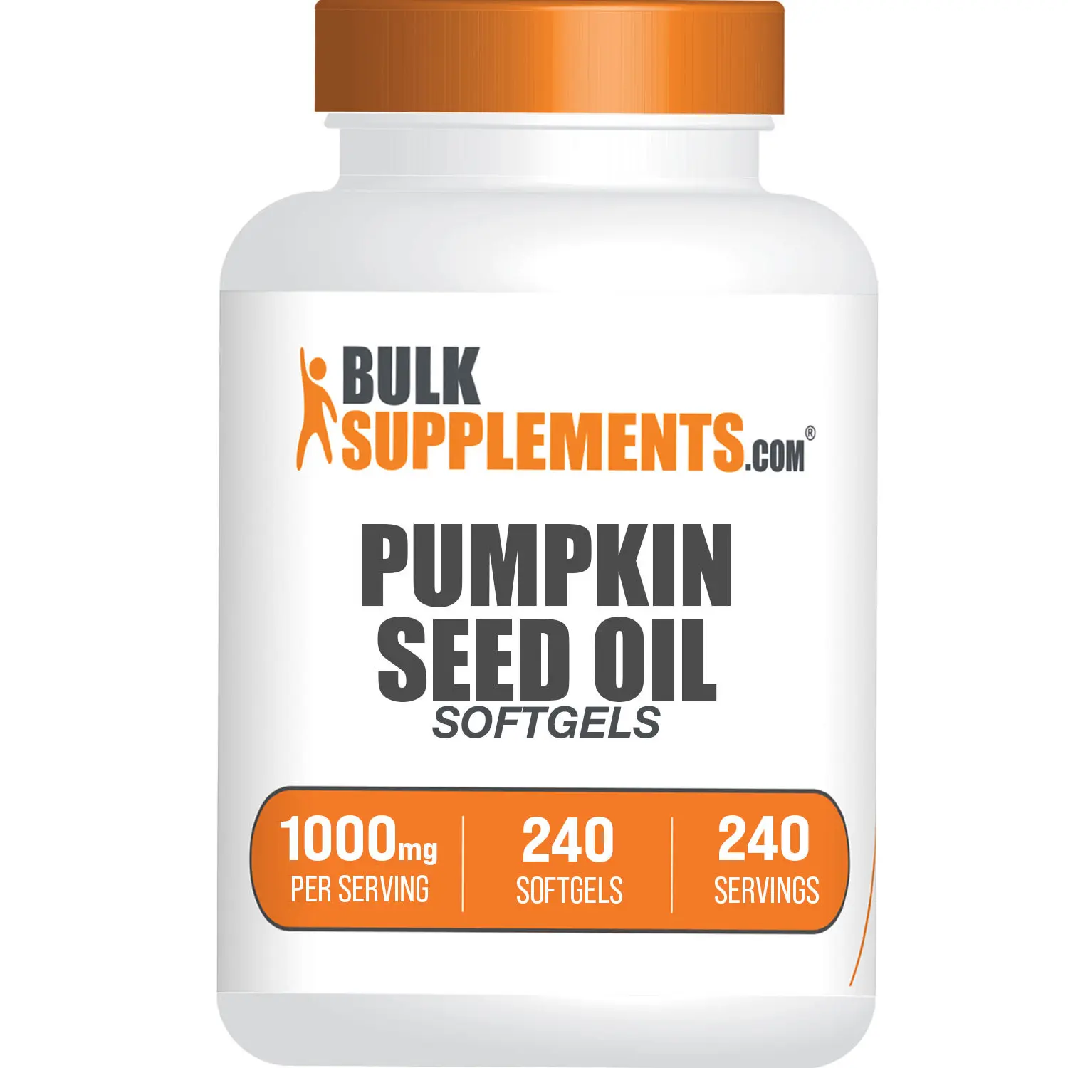 BulkSupplements - Pumpkin Seed Oil Softgels - Healthy Skin - Anti-Inflammatory - 240 Softgels - 1000mg per Serving BulkSupplements - Pumpkin Seed Oil Softgels - Healthy Skin - Anti-Inflammatory - 240 Softgels - 1000mg per Serving