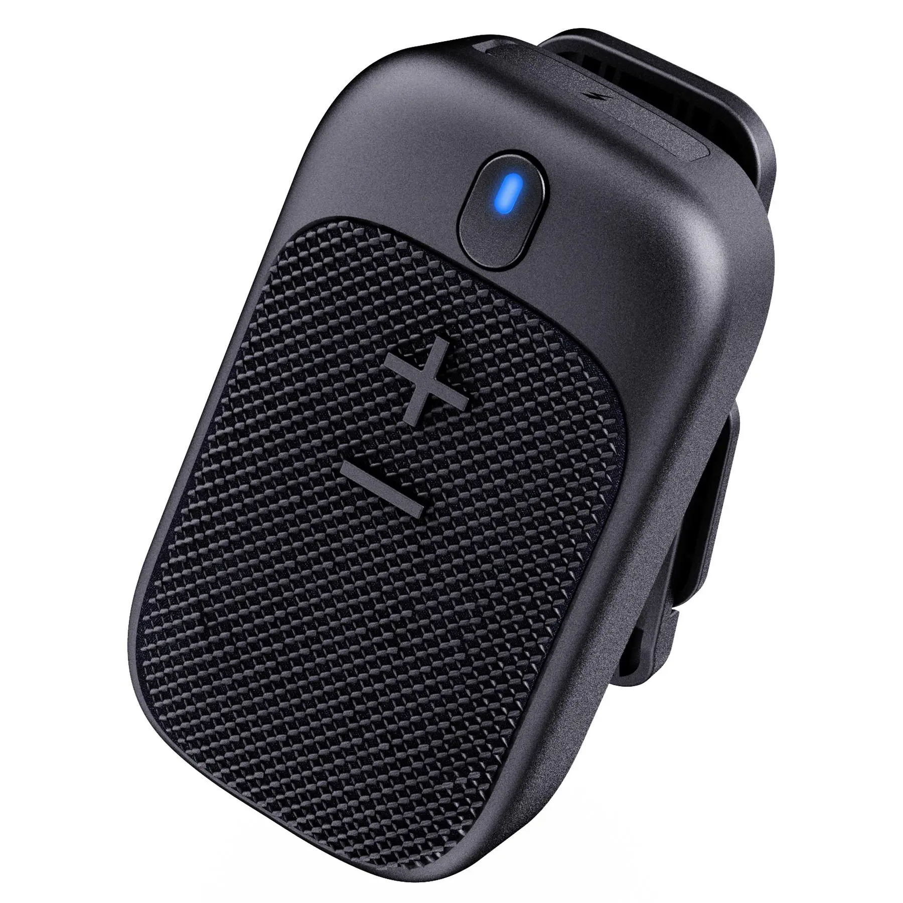 Wearable Bluetooth Outdoor Speaker - IPX5 Waterproof, Magnetic Quick Clip, Rechargeable, Crystal Audio, Dust-Resist Mesh, Built-In Mic for Hands-Free Music & Calls, Phone Compatible with Included Cable, Stereo Pair Play