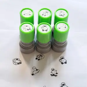 Duck Pattern Stamp (6 Counts/set), Cute Cartoon Stamp, Office Stationery & Supplies for Scrapbooking, Journaling, Gift Wrapping