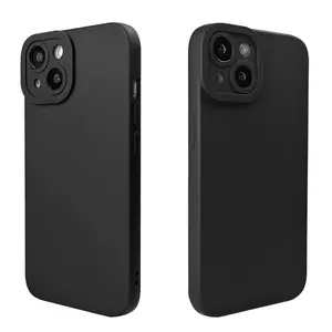 Silicone  12 13 14 15 Case for IPhone  Silky-Soft Touch Full-Body Protective Phone Case, Shockproof Cover with Microfiber Lining