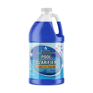 Pool Clarifier & Water Flocculant – Super Concentrated Floc for Cloudy Above Ground & Inground Swimming Pools – 64 oz – Chlorine, Saltwater, Chemicals Compatible – 1 oz Treats 5,000 Gallons
