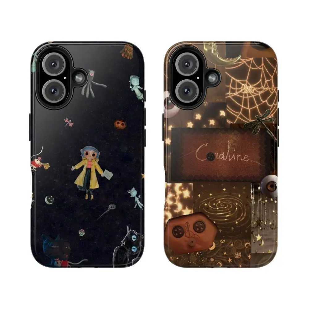 Cute Girl Smartphone Casing - Protective Handheld Cellphone Cover for iPhone 17 ProMax Plus Air, 16,15,14,13,12,11,X,XR & Samsung S25,S24,S23,S22 Ultra,A - Aesthetic, Spooky, Whimsical Design with Unique Gift Option for Devices, Protection