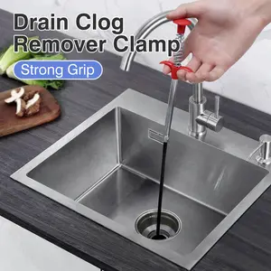 1 Count sewer cleaning tools, Ideal for kitchen sink cleaning, Works in bathroom shower stalls, Clears bathtub drain pipes