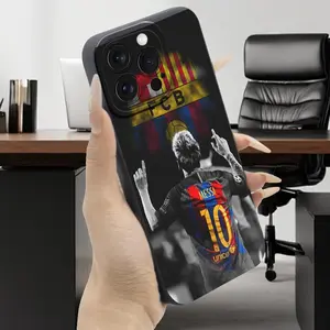 NO.10 MESSI Trendy Retro Design Shockproof for iPhone 16 15 14 13 12 11 Pro Max Plus Shockproof Transparent Soft Back,Has Anti-Drop Function  It Is The Best Gift for Family, Friends And Loved Ones.