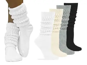 Jefferies Socks Slouch Cotton Knit Socks 3 Pair Pack Womenswear Casual   Vintage Cute Comfort