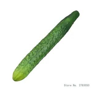Realistic Simulation Vegetables Ornament Soft and Safe Rtificial Fake Aubergine Cucumber Ornament Replicas for Display