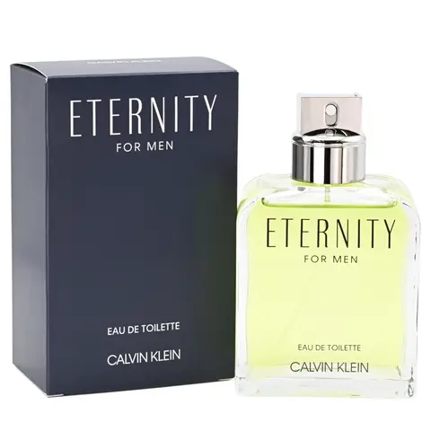 Calvin Klein ETERNITY for Men 6.7 oz Eau de Toilette Spray - Classic EDT Cologne, Genteel & Vivacious Fresh Lavender Citrus Men's Fragrance, Contains Both Botanical-Infused Lemon, Geranium, Sandalwood Notes, Single Item