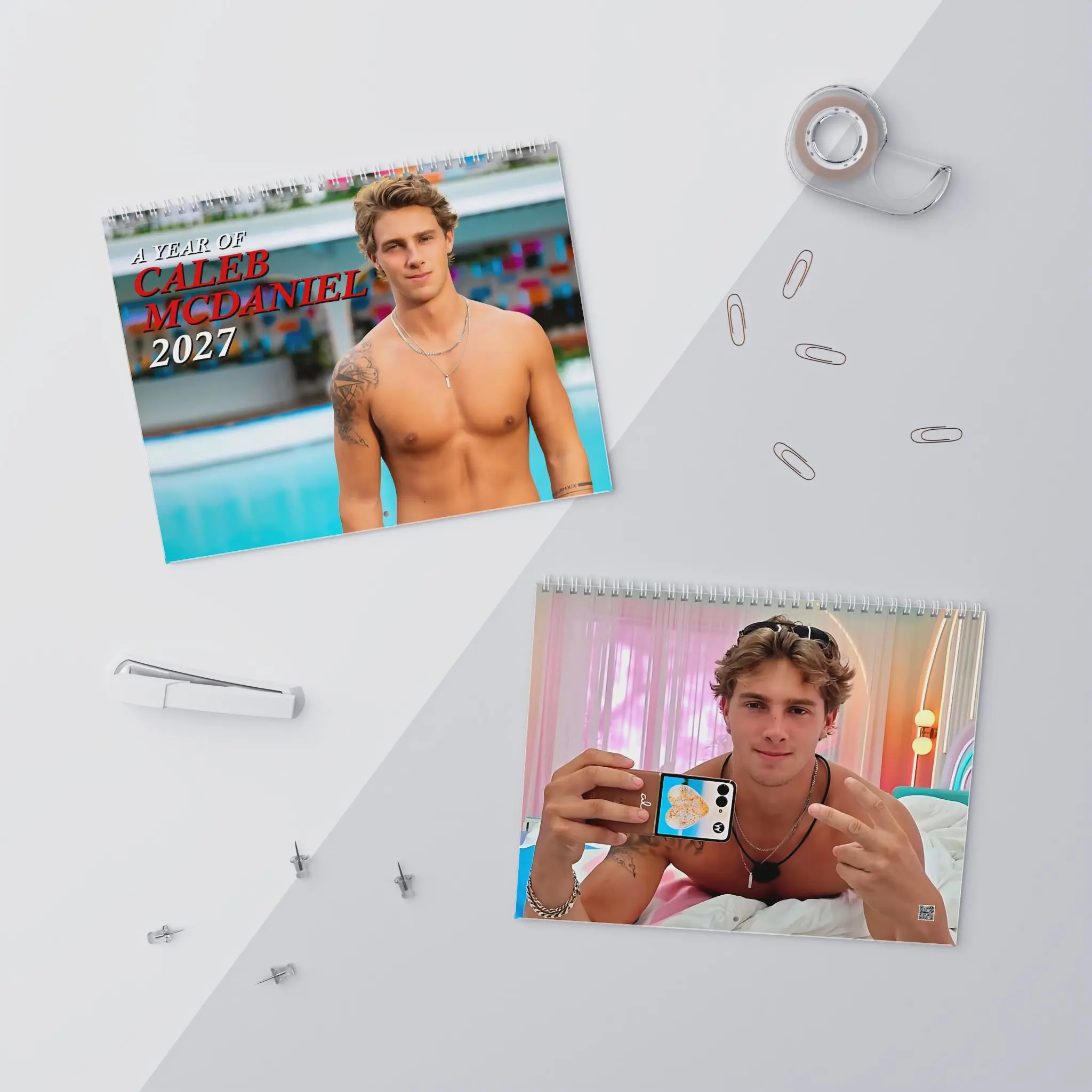 Caleb Fan Favorite Wall Calendar 2027 | Reality Show Inspired Photo Calendar | 12 Month Decorative Desk & Wall Calendar Gift